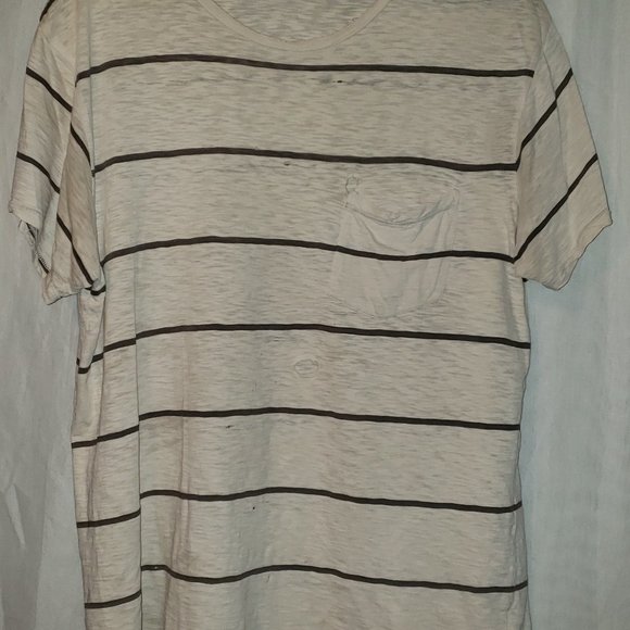 Rogues Gallery distressed striped pocket t-shirt - Picture 7 of 7